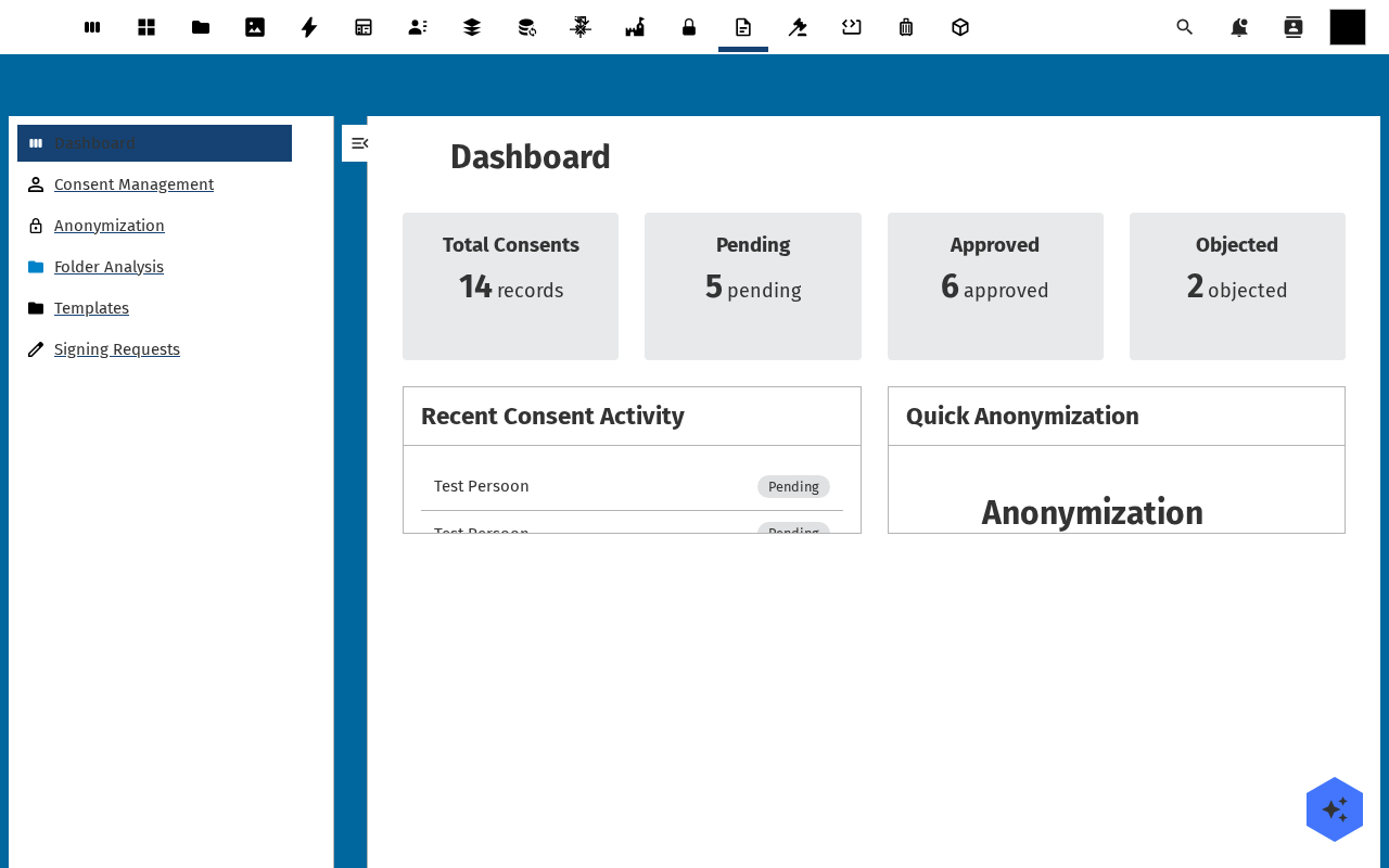 DocuDesk navigation